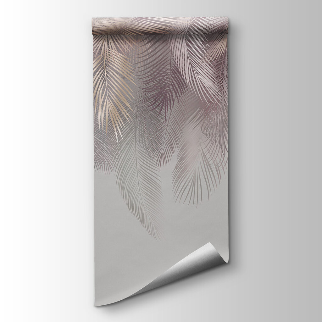 Delicate bladeren in zachte pasteltinten — productweergave