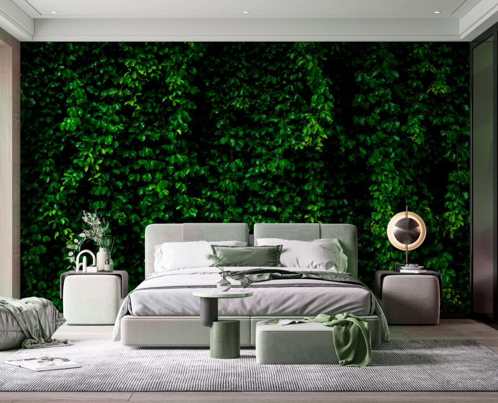 Weelderig groen vult het beeld prachtig in een interieur