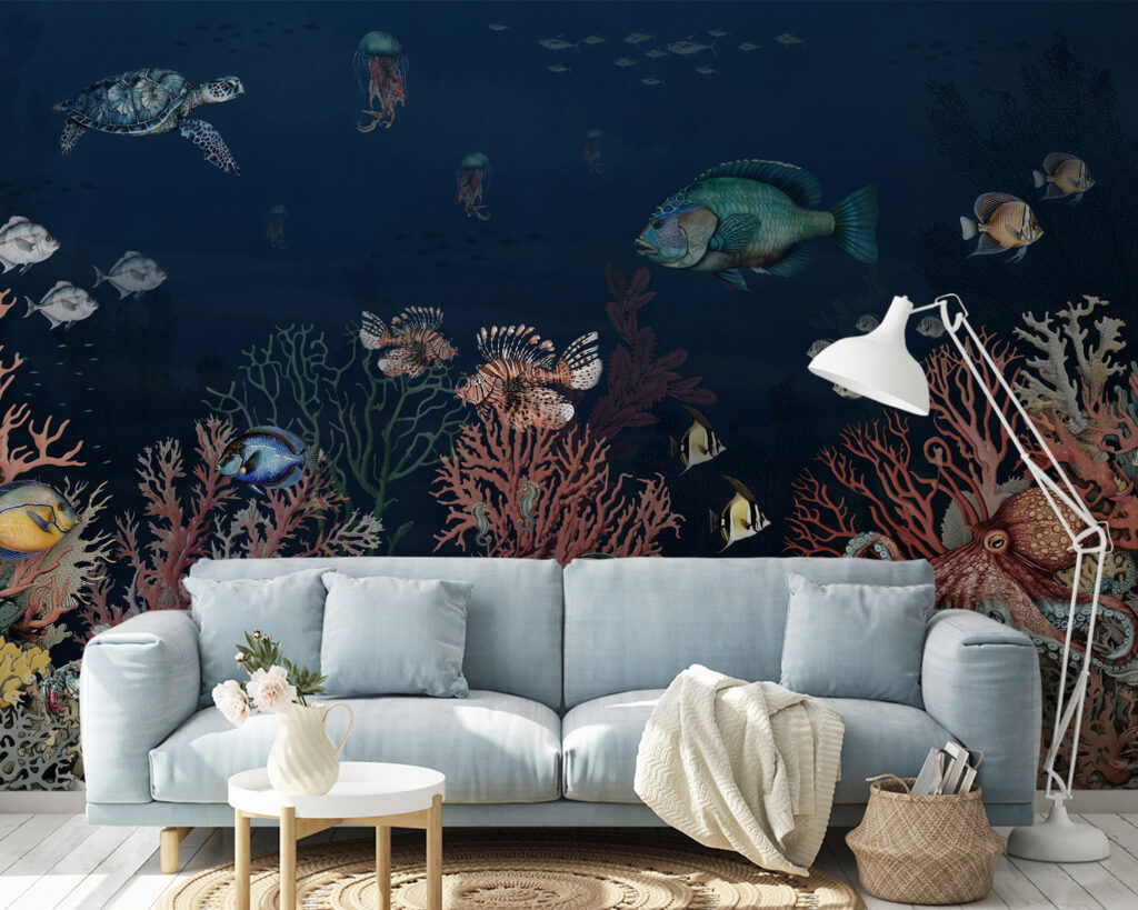 Een rif in diepblauw — interieur 4