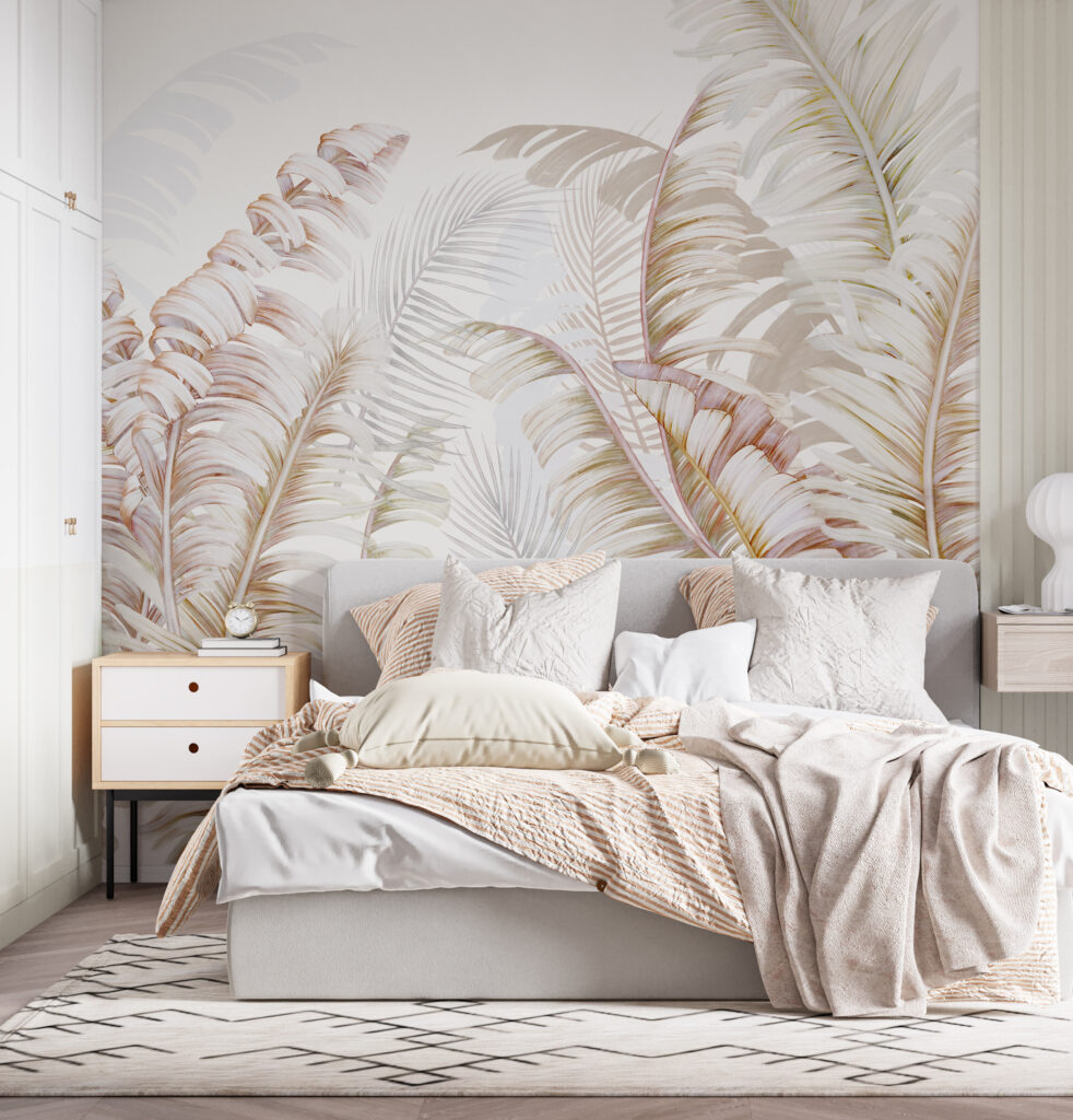 Palmveren in bleke bruintinten — interieur 1