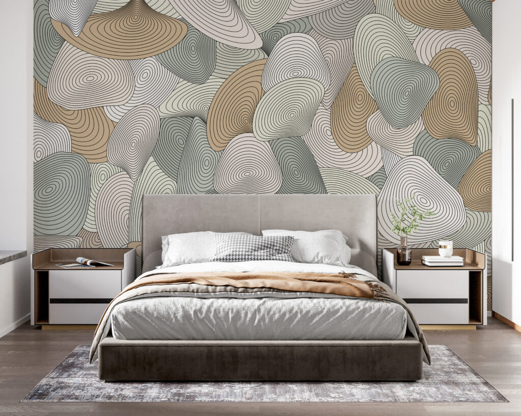 Ronde vormen met contourlijnen — interieur 2
