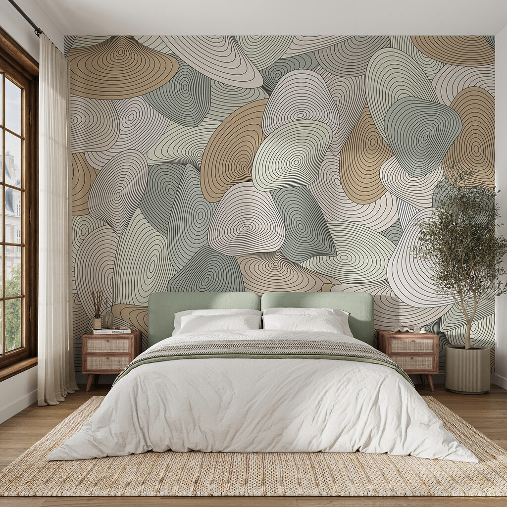 Ronde vormen met contourlijnen — interieur 6