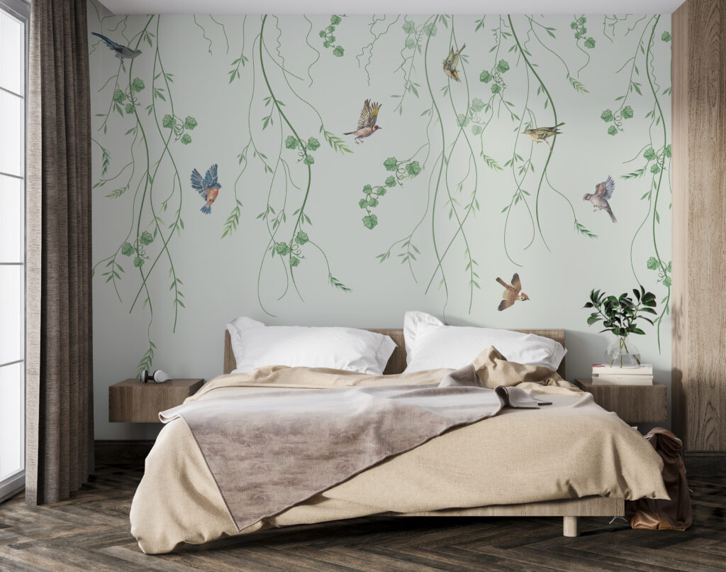 Vogeltjes tussen fijne hangtakken — interieur 3