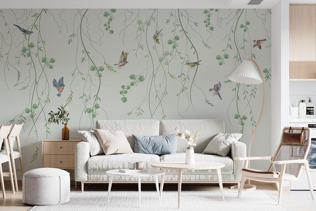 Vogeltjes tussen fijne hangtakken — interieur 9