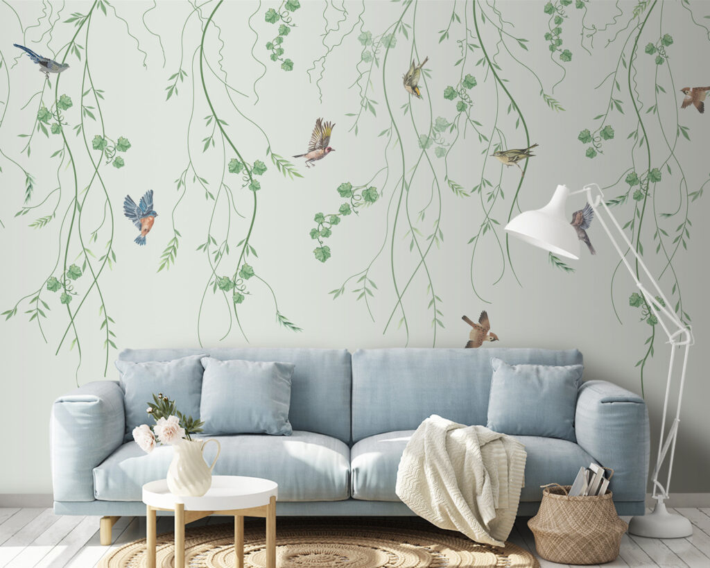 Vogeltjes tussen fijne hangtakken — interieur 5