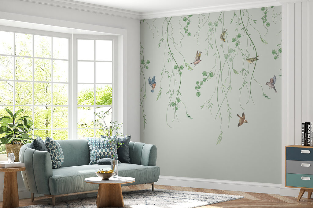 Vogeltjes tussen fijne hangtakken — interieur 10