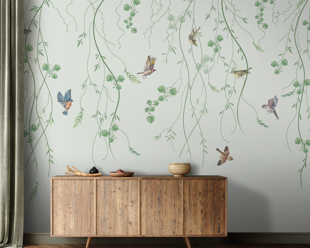 Vogeltjes tussen fijne hangtakken — interieur 6