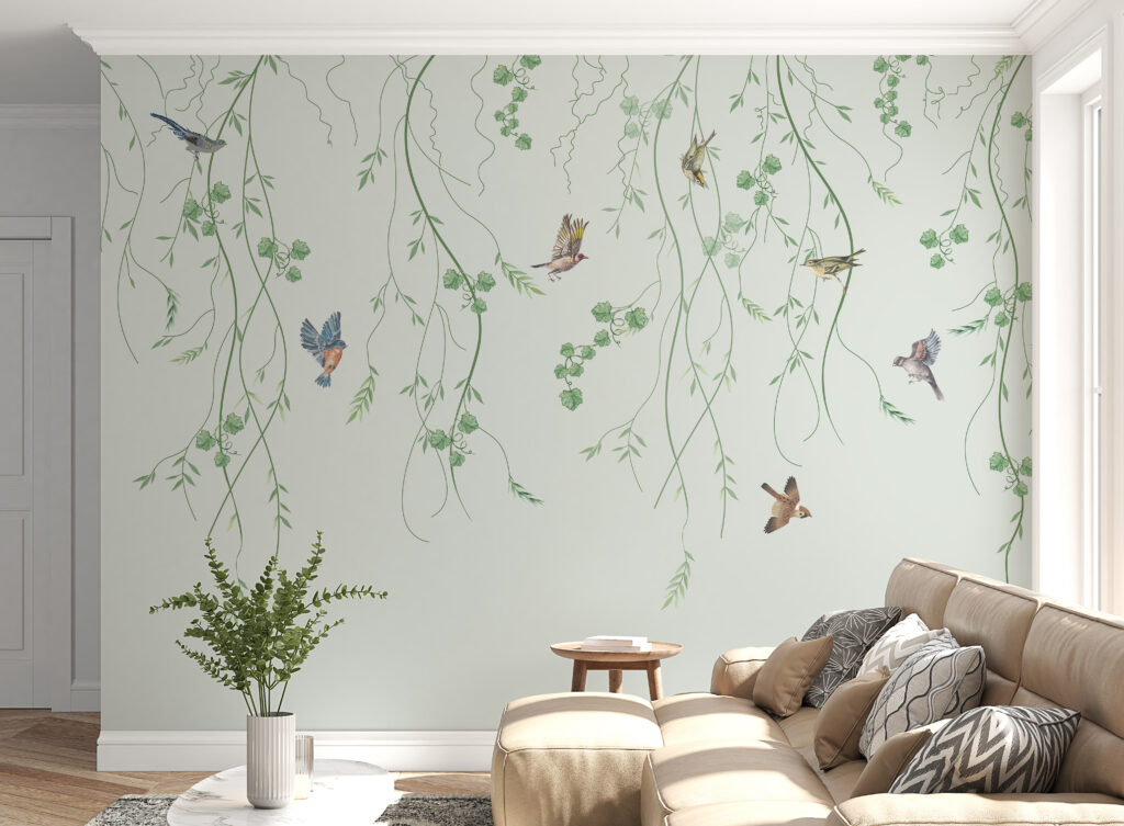 Vogeltjes tussen fijne hangtakken — interieur 7