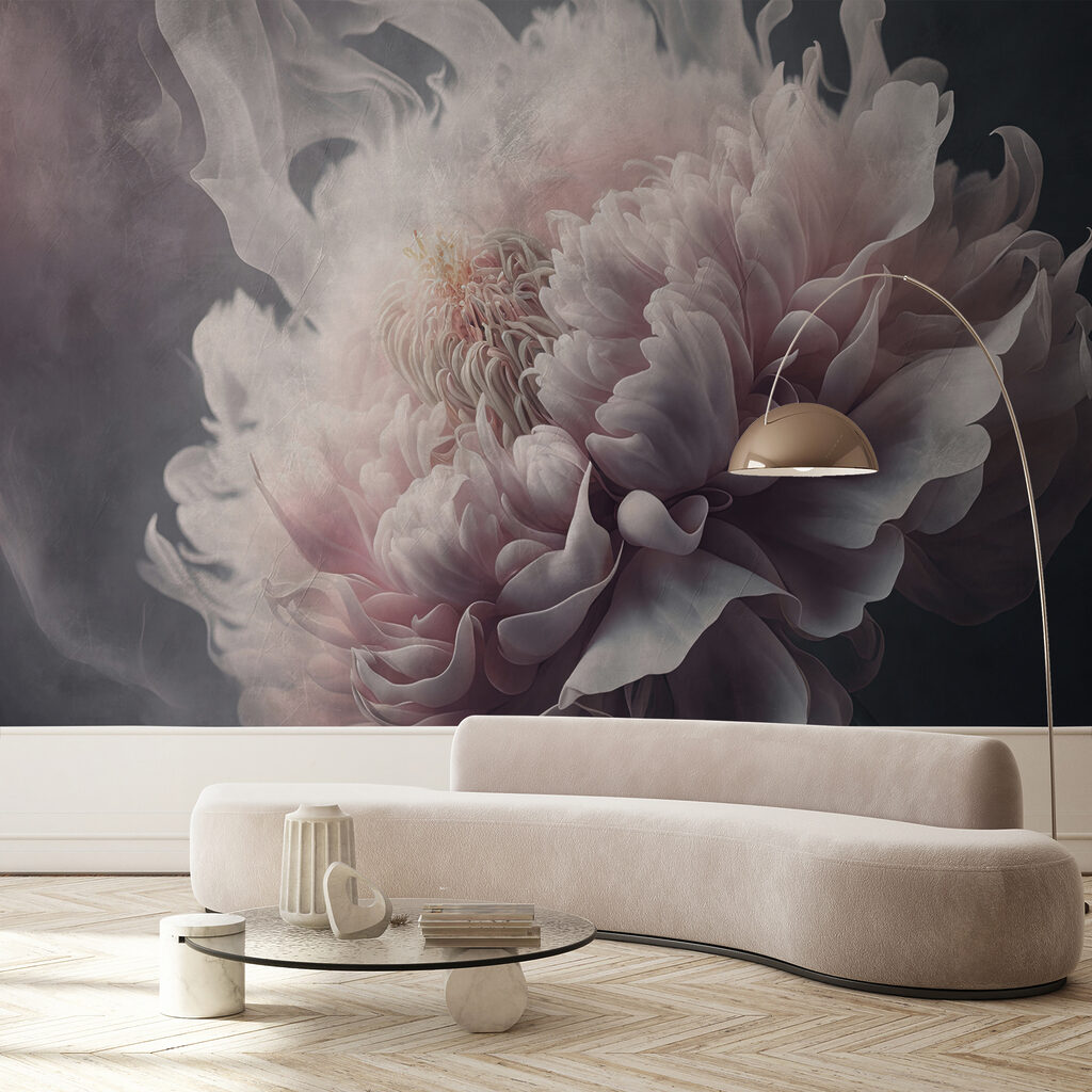 Pioenroos verdwijnt in rook — interieur 6