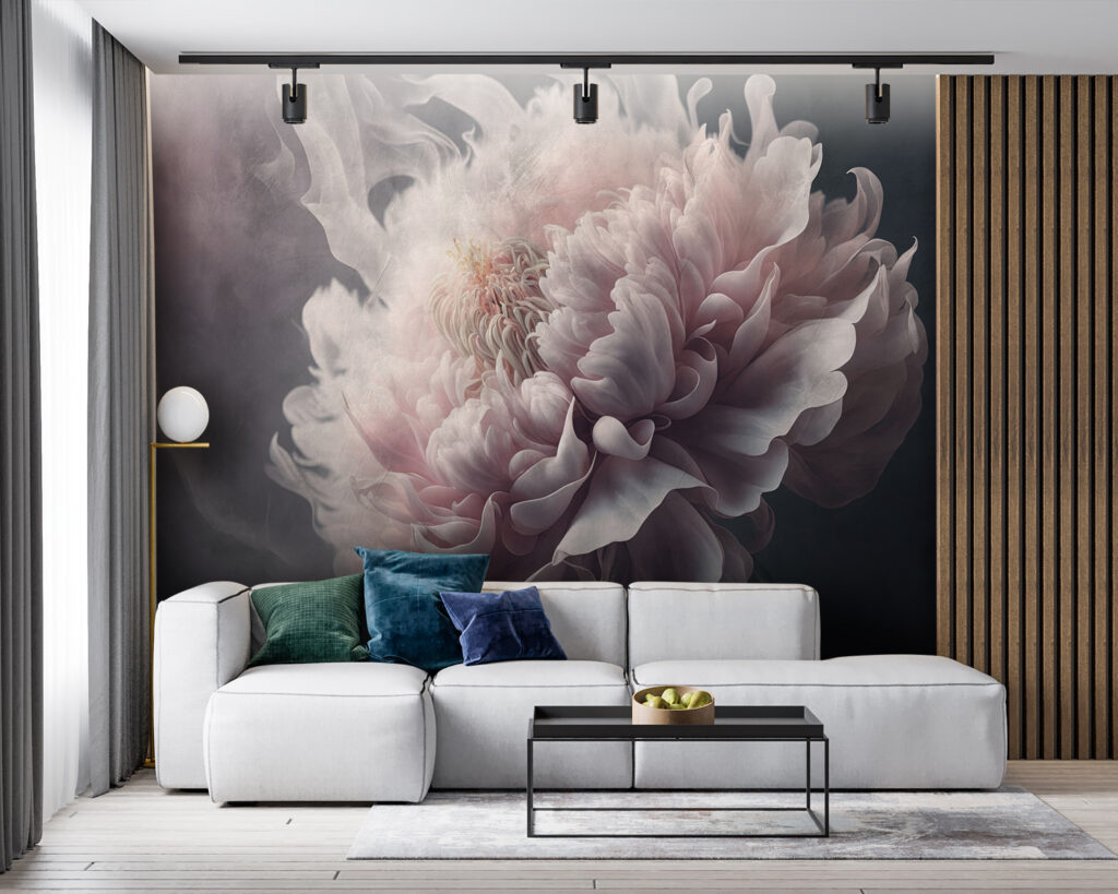 Pioenroos verdwijnt in rook — interieur 3