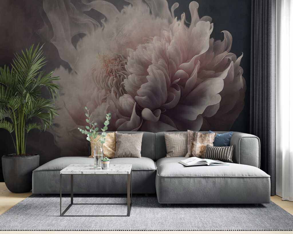 Pioenroos verdwijnt in rook — interieur 4