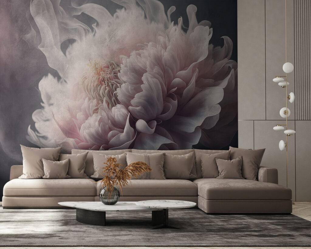 Pioenroos verdwijnt in rook — interieur 5