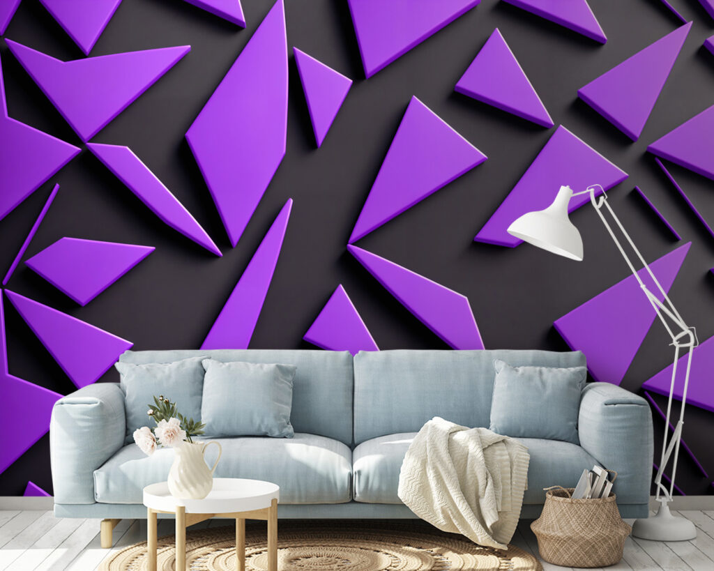 Paarse facetten steken uit — interieur 1