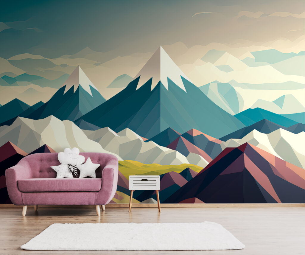 Bergen in veelkleurige facetten — interieur 2
