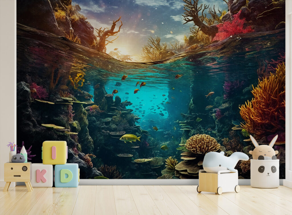 Boven en onder koraalwater — interieur 2