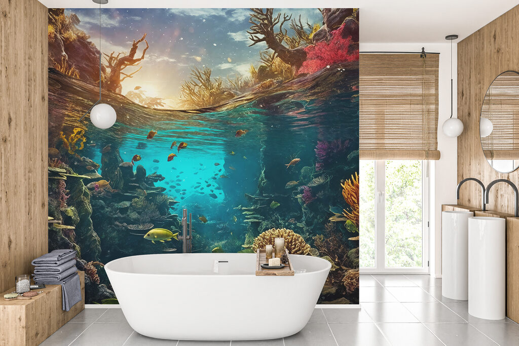 Boven en onder koraalwater — interieur 5