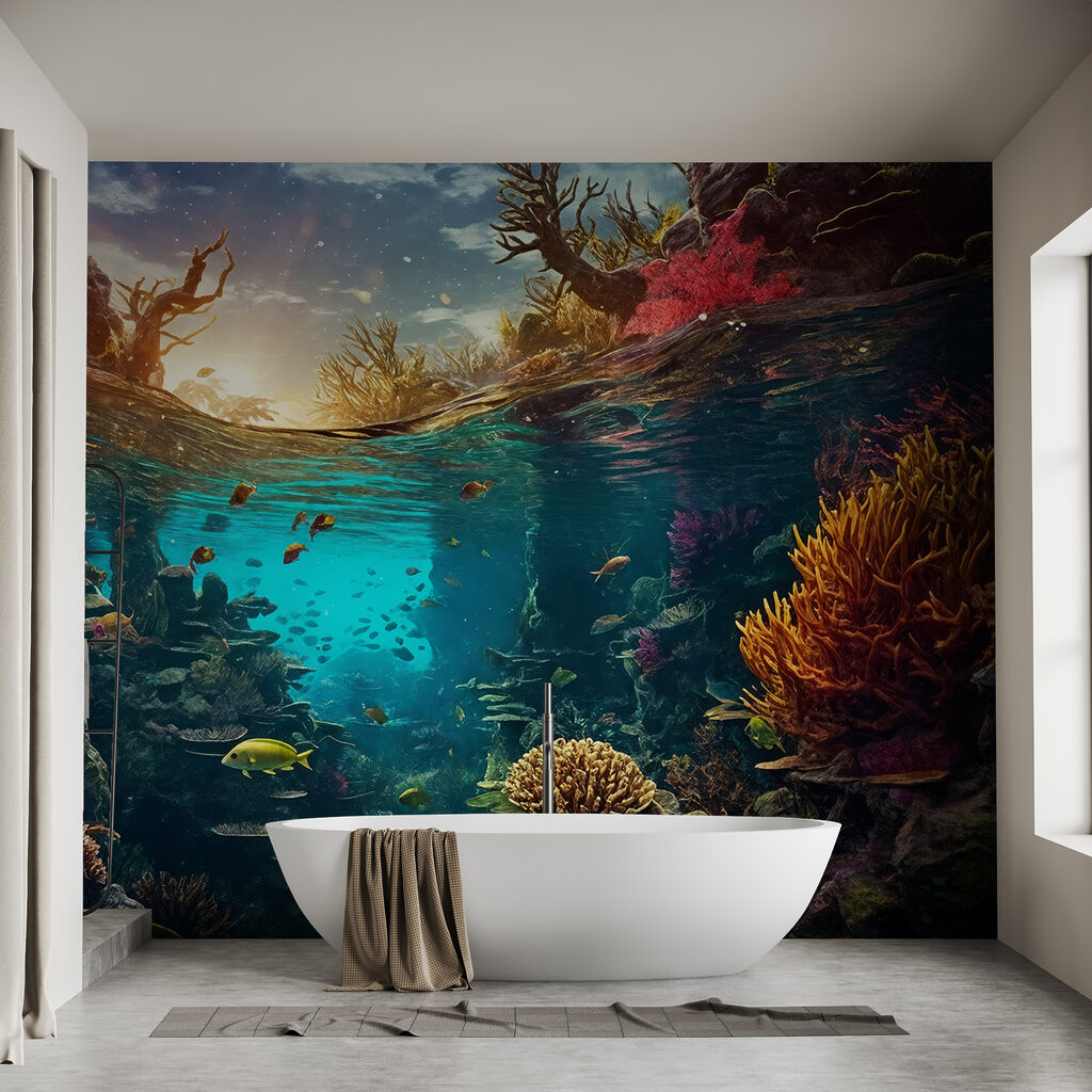 Boven en onder koraalwater — interieur 4