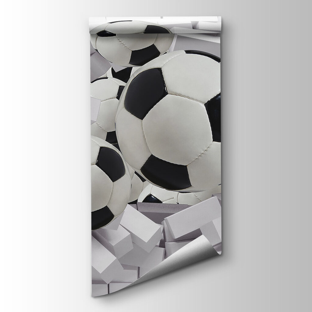 Voetballen breken door baksteen — productweergave