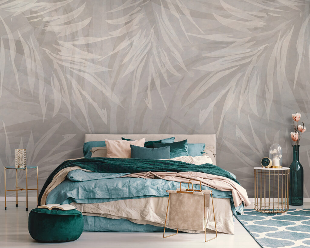 Bleke bladeren in laagjes — interieur 3