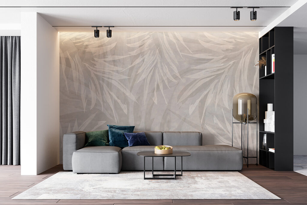 Bleke bladeren in laagjes — interieur 8