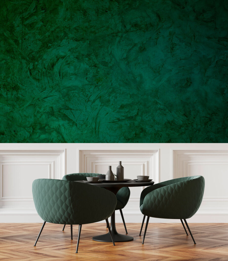 Smaragdgroen met verweerde sporen — interieur 2