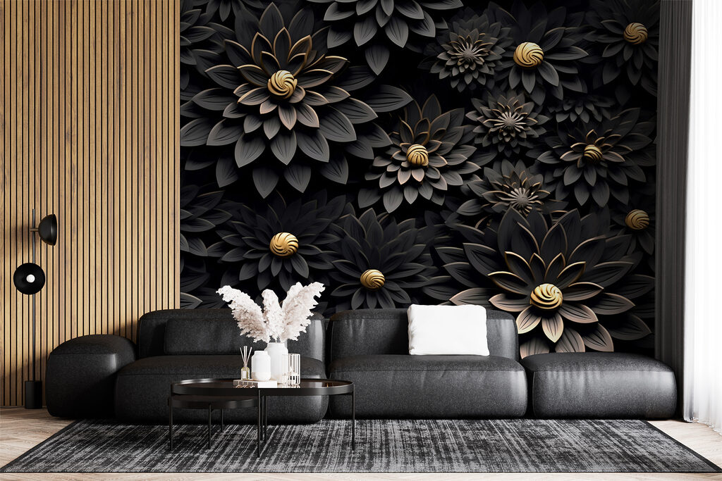 Zwarte bloemen, gouden harten — interieur 6