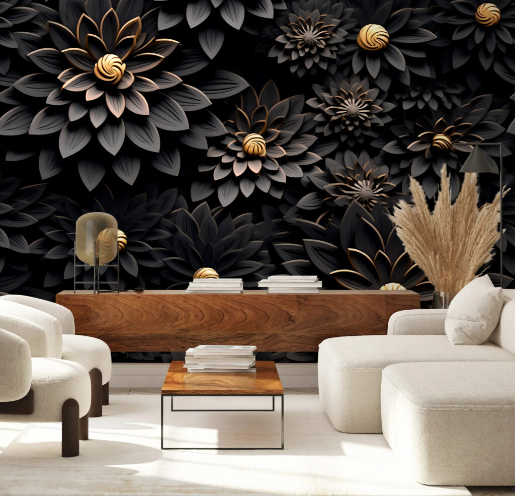 Zwarte bloemen, gouden harten — interieur 3