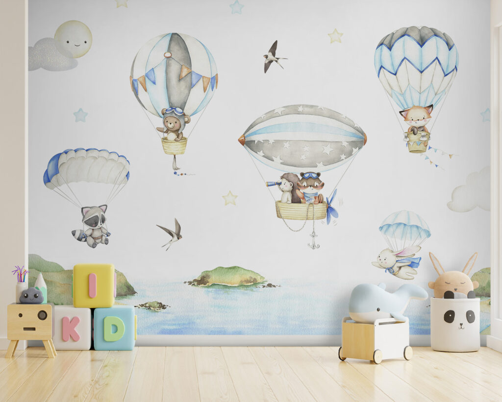Dieren op een ballonreis — interieur 3