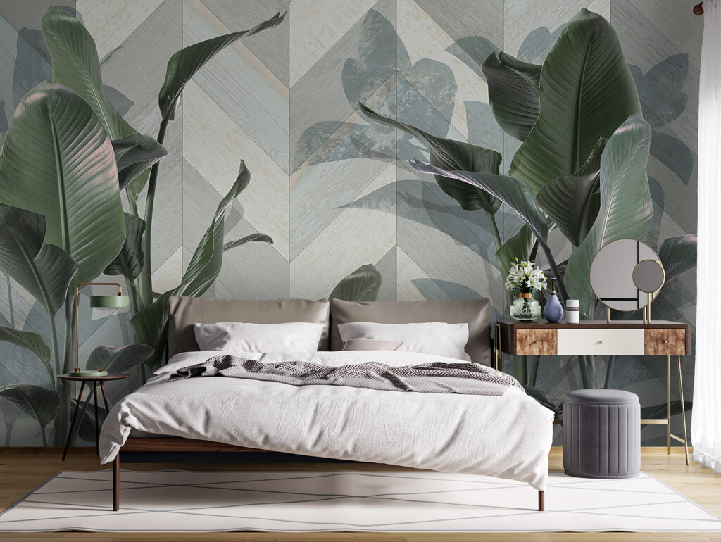 Plant met bladeren — interieur 2