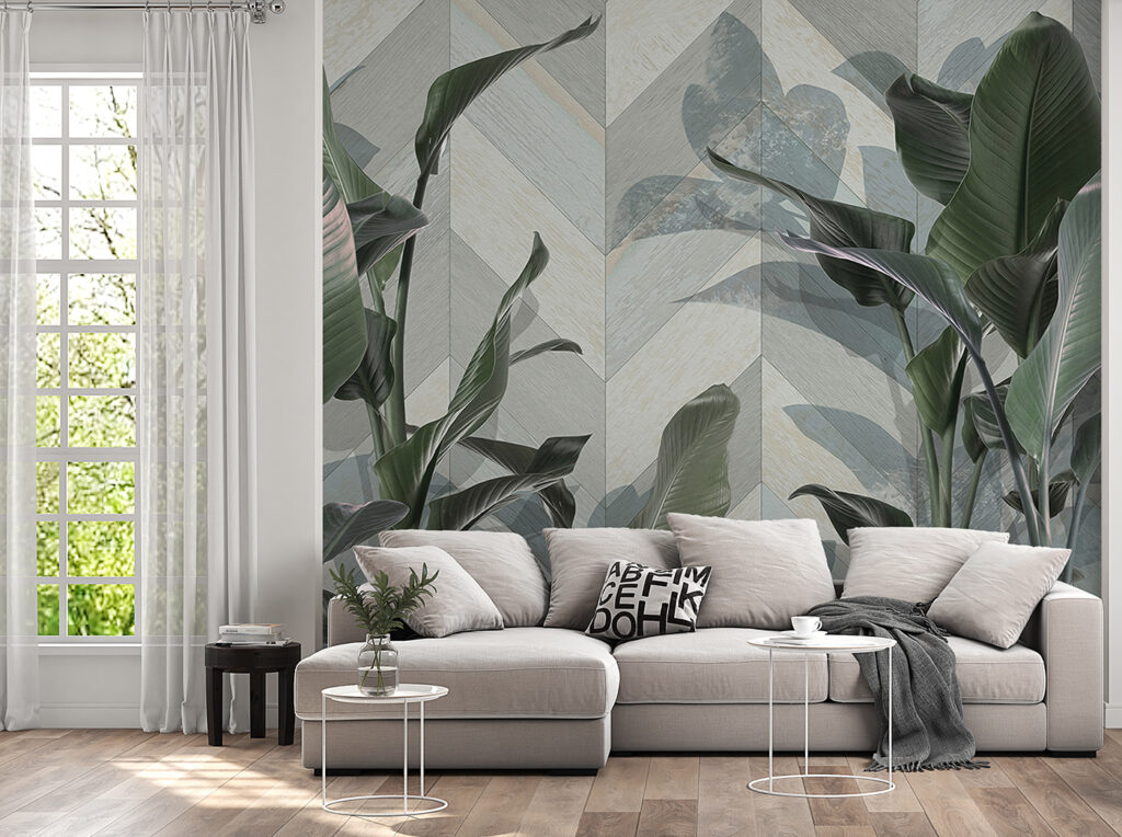 Plant met bladeren — interieur 3
