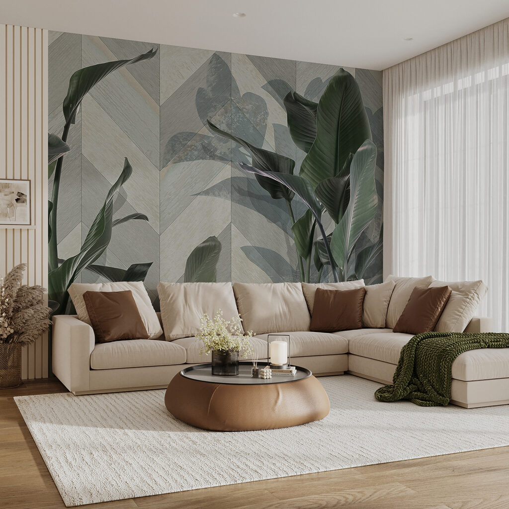 Plant met bladeren — interieur 5