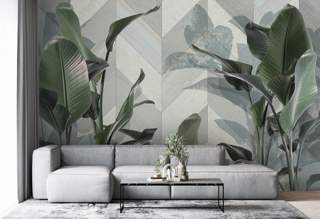 Plant met bladeren — interieur 4