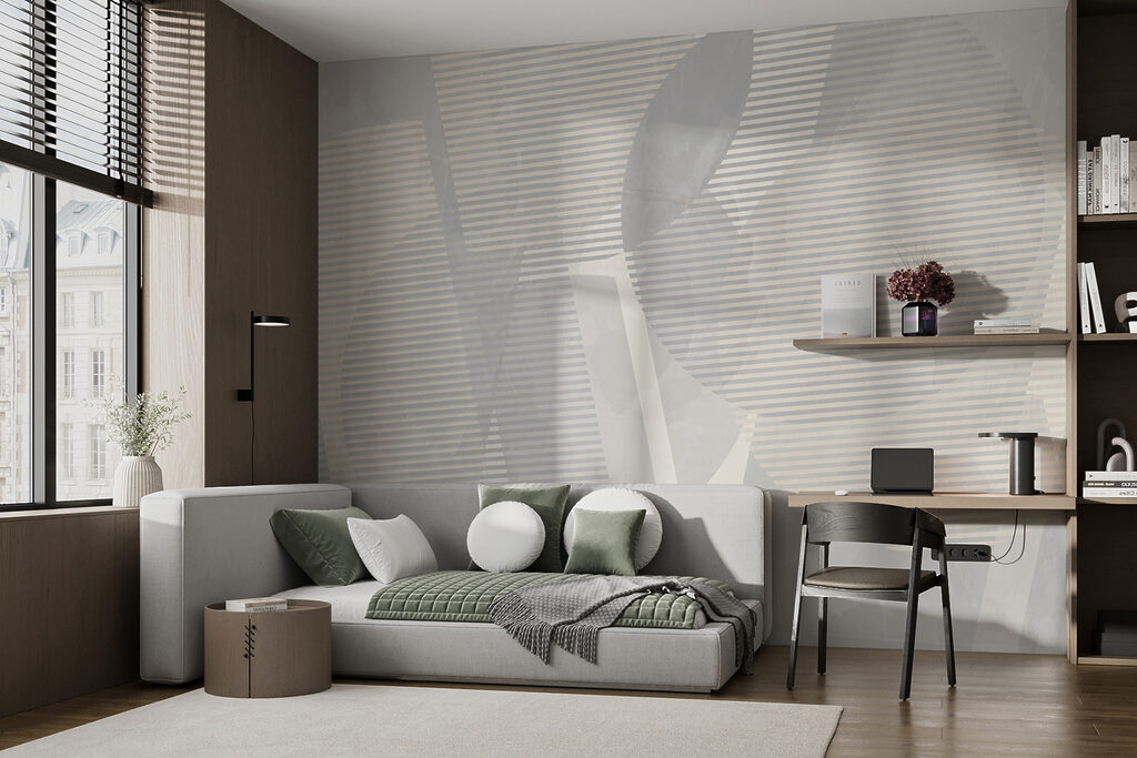 Wit spel van ribbels — interieur 8
