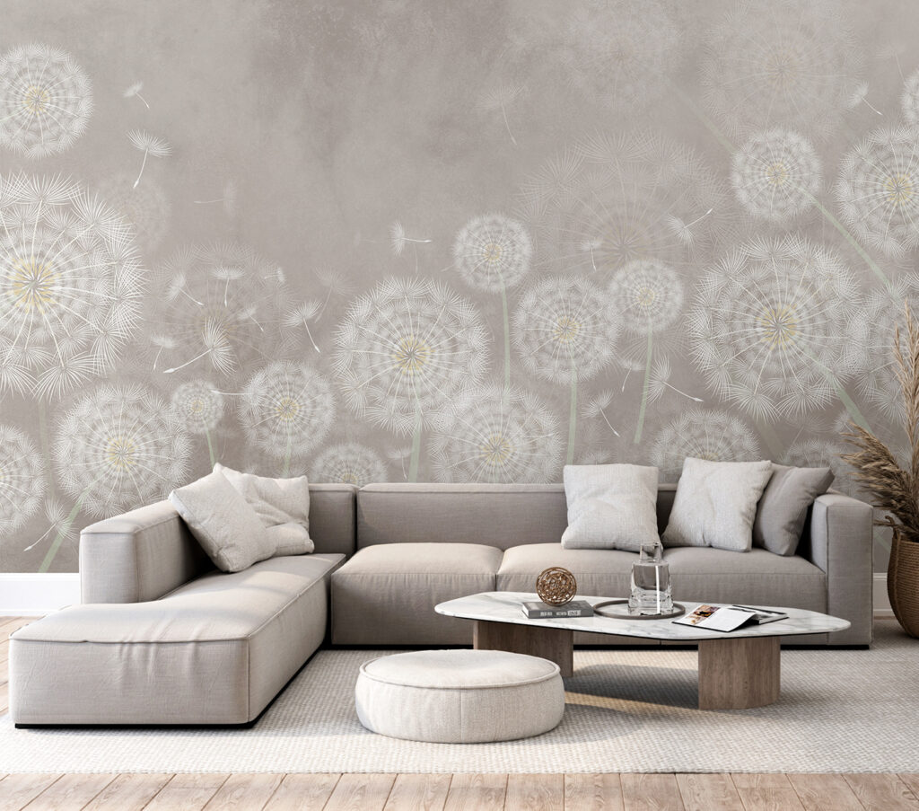 Pluisbollen in bleke schaduwen — interieur 1