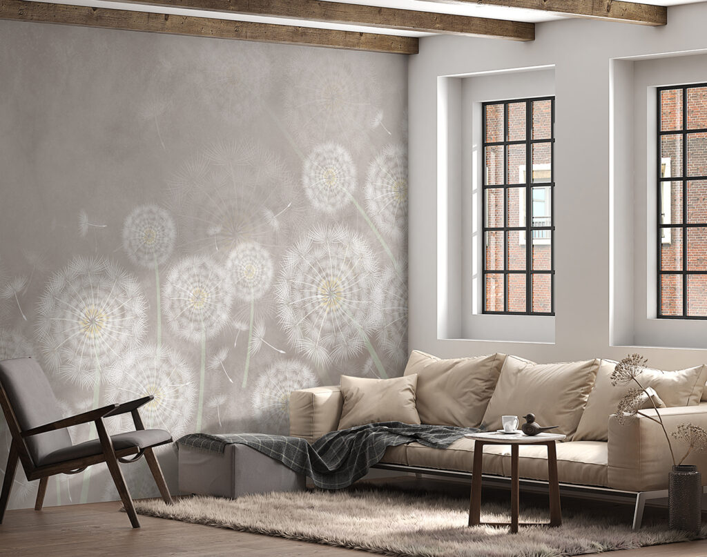 Pluisbollen in bleke schaduwen — interieur 4