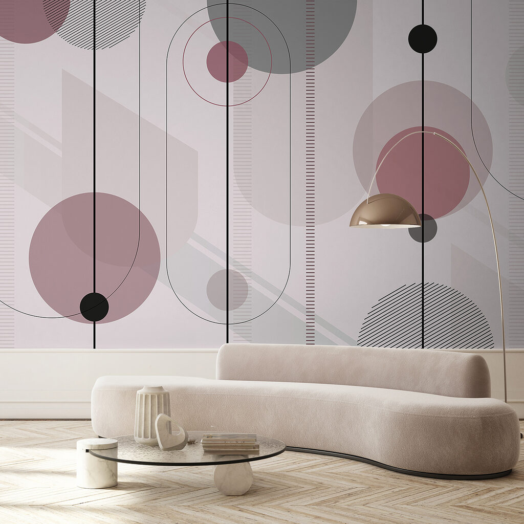 Cirkels langs slanke strepen — interieur 2