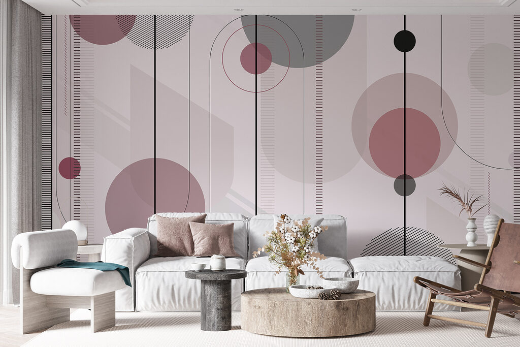 Cirkels langs slanke strepen — interieur 3