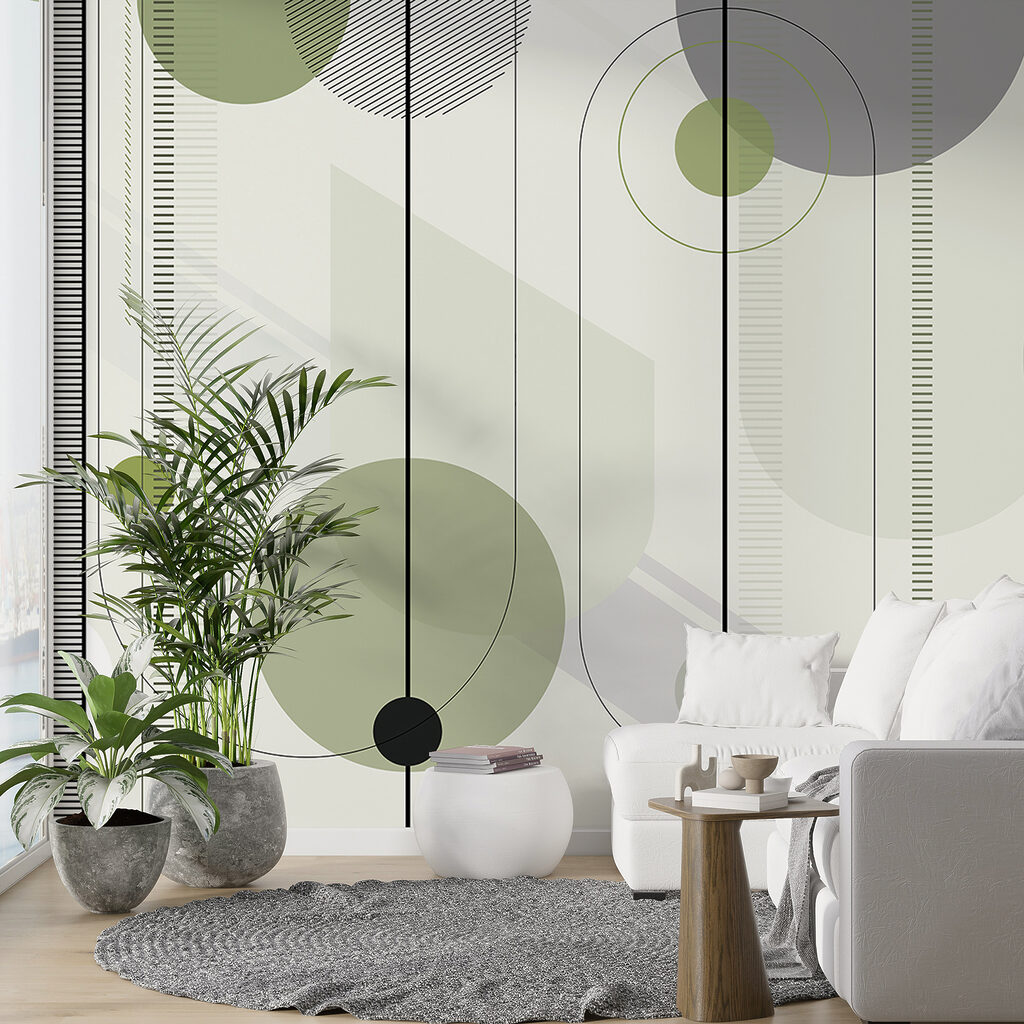 Cirkels langs slanke strepen — interieur 2
