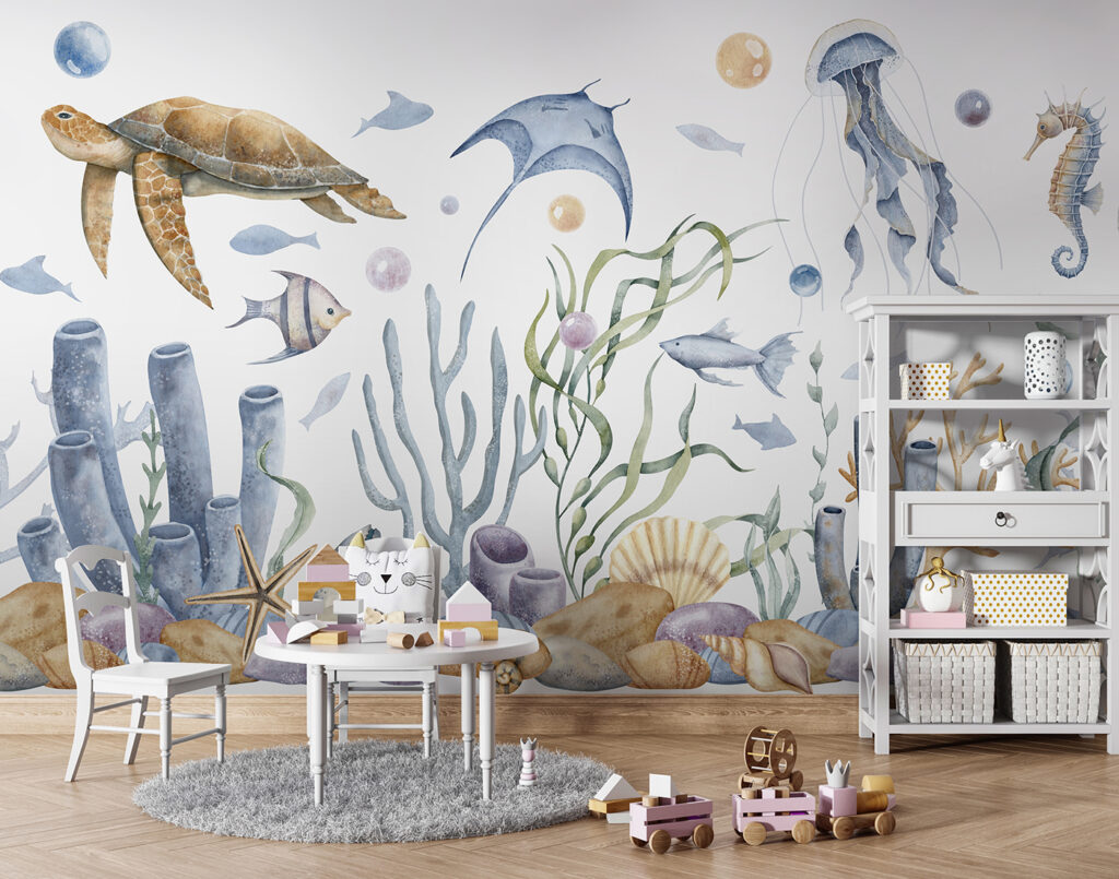 Rif in zachte waterverf — interieur 3