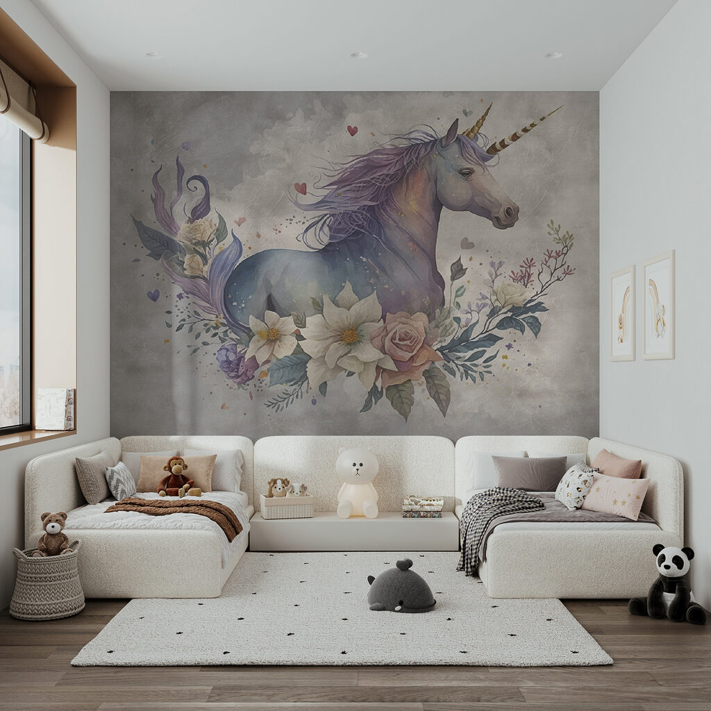 Eenhoorn tussen rozen, veren — interieur 7