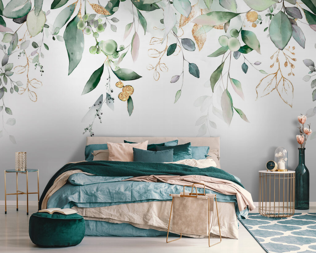 Een bladerdak op wit — interieur 2