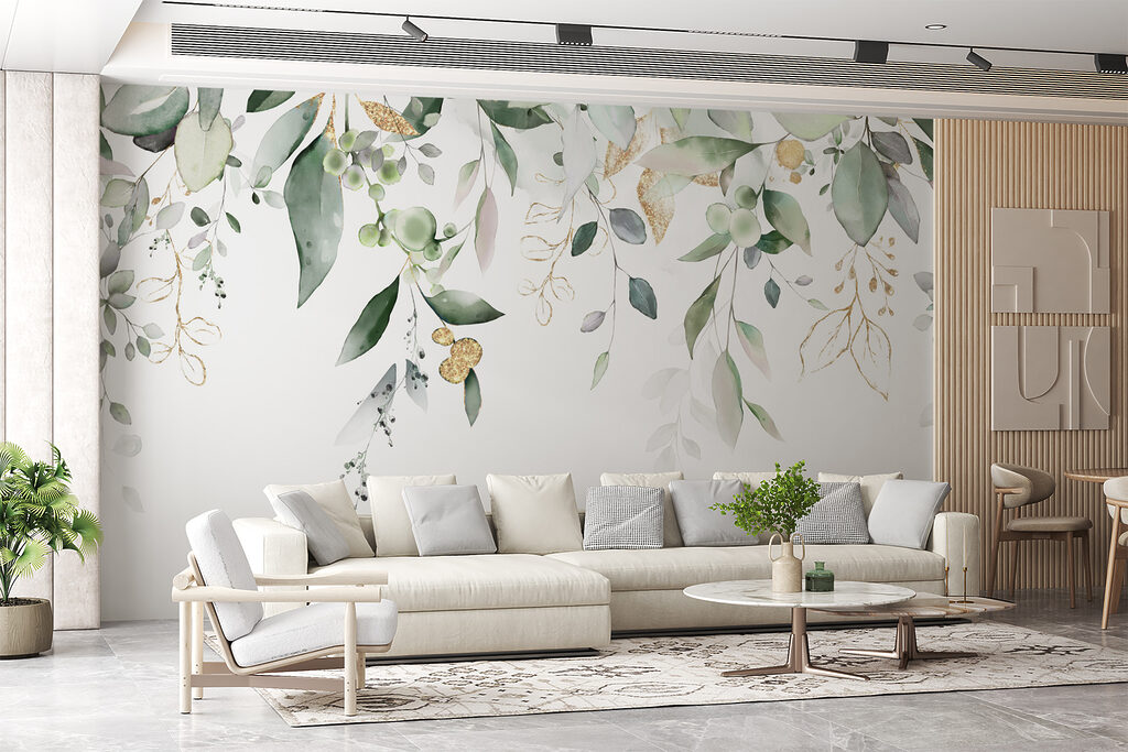 Een bladerdak op wit — interieur 7
