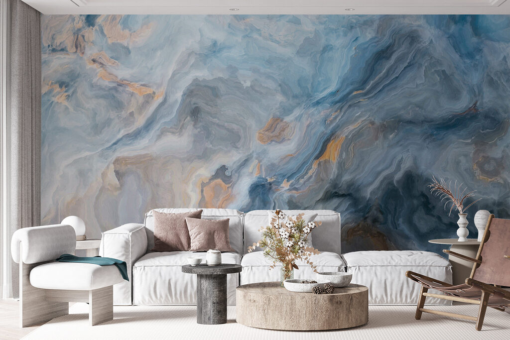 Dromerige wervelingen van kleur en textuur — interieur 3