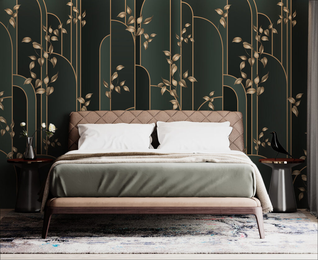 Gouden ranken, donkere bogen — interieur 2