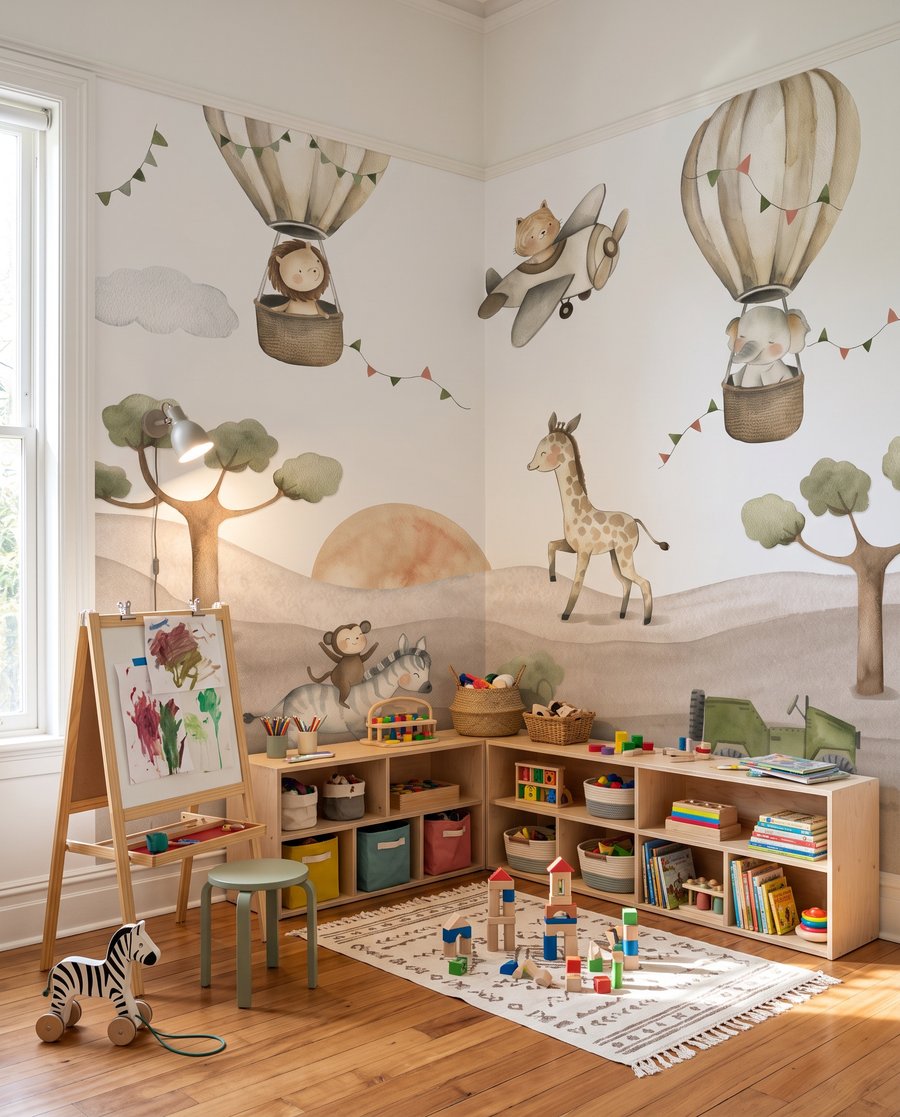 Een safaririt onder ballonnen — interieur 2