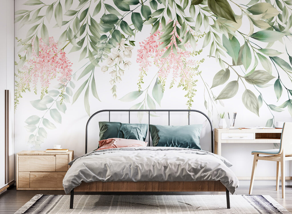 Bloesem onder frisse hangbladeren — interieur 2