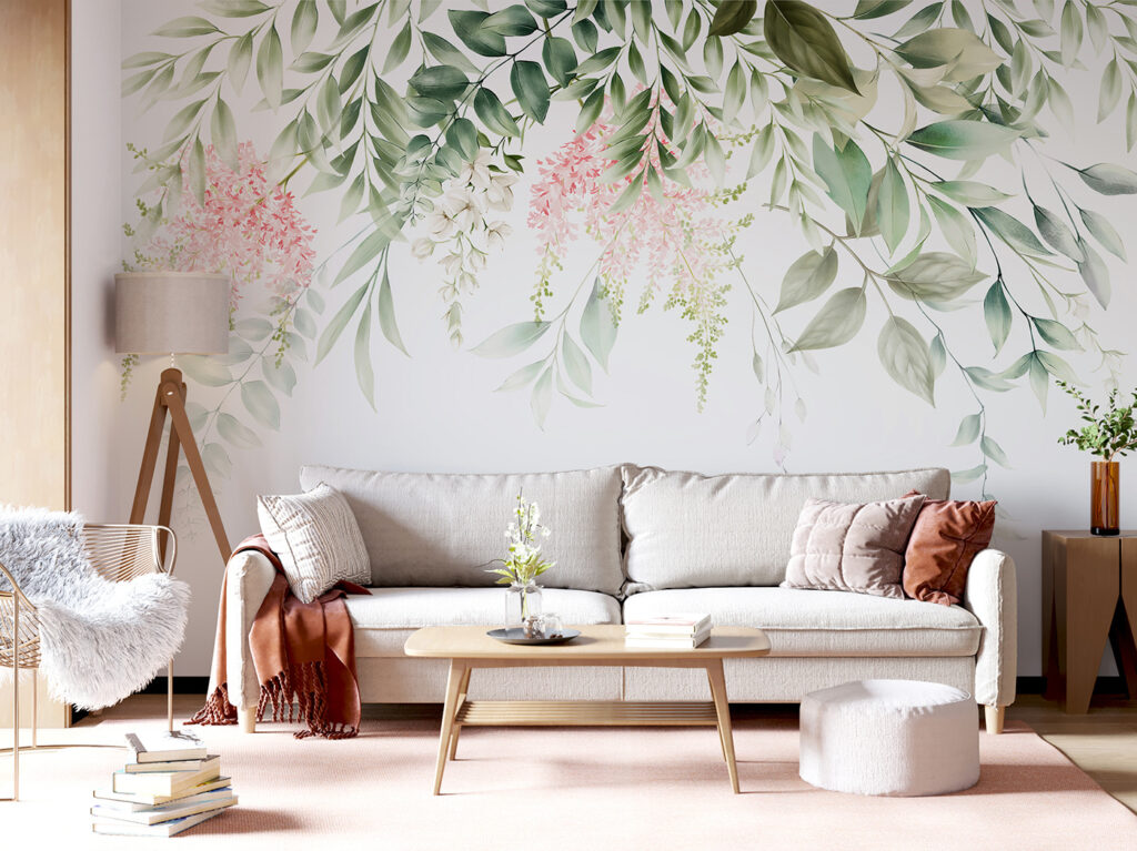 Bloesem onder frisse hangbladeren — interieur 3