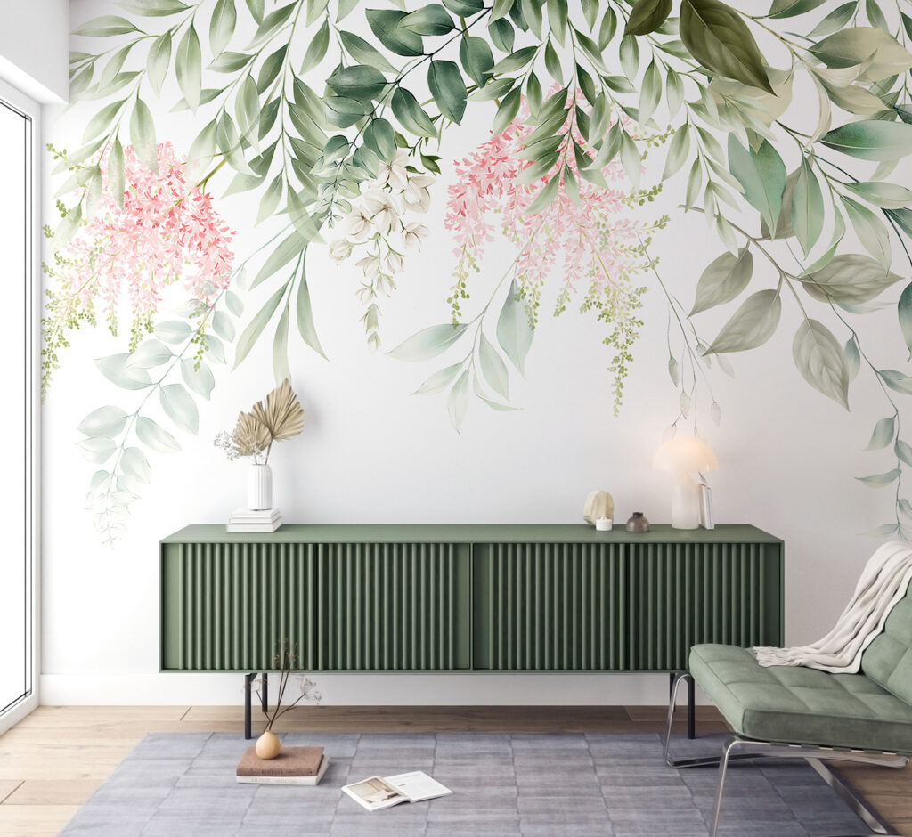 Bloesem onder frisse hangbladeren — interieur 4