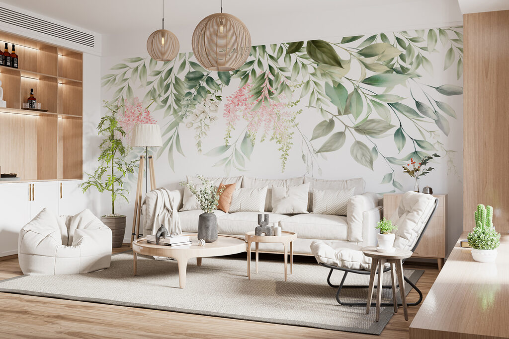 Bloesem onder frisse hangbladeren — interieur 8