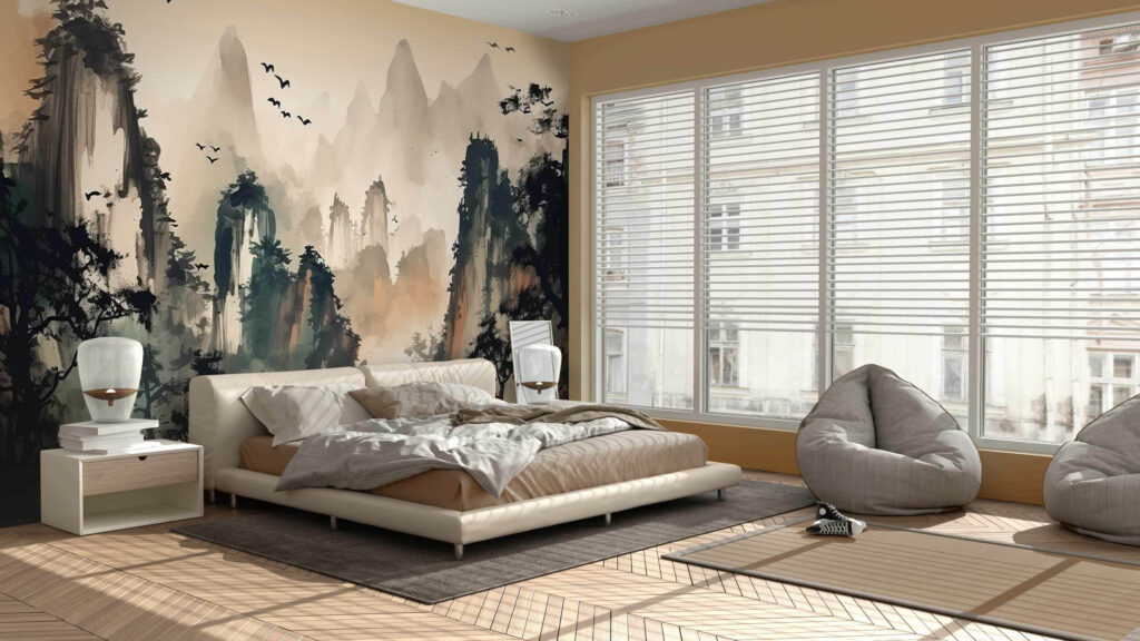 Boten tussen hoge rotspieken — interieur 2